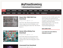 Tablet Screenshot of myfreegaming.com